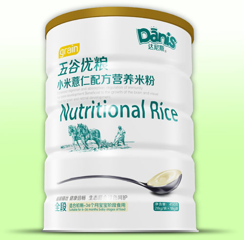 達尼斯五谷優(yōu)糧小米薏仁米粉聽裝