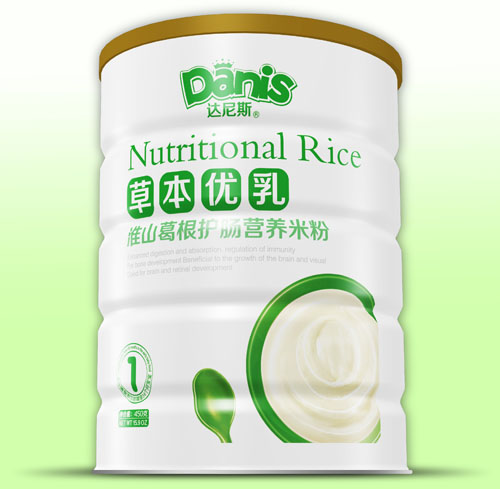 達尼斯草本優(yōu)乳淮山葛根護腸米粉聽裝1段