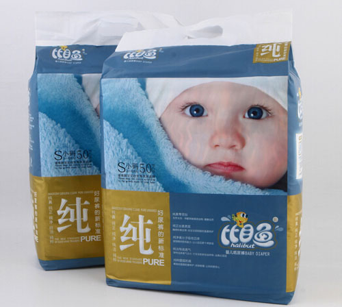 比目魚加棉快吸純品質yinge紙尿褲S碼50片