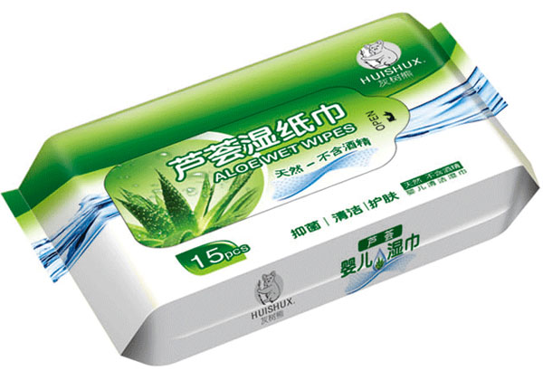 灰樹(shù)熊蘆薈濕紙巾15片裝