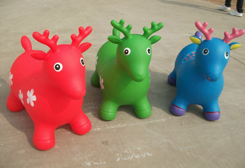 哈哈球普通鹿充氣玩具