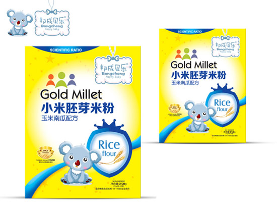 邦成貝樂玉米南瓜小米胚芽米粉