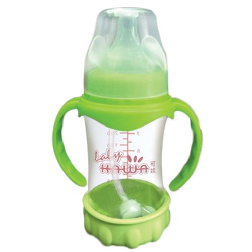 可娃寬口徑安全晶鉆玻璃奶瓶180ML