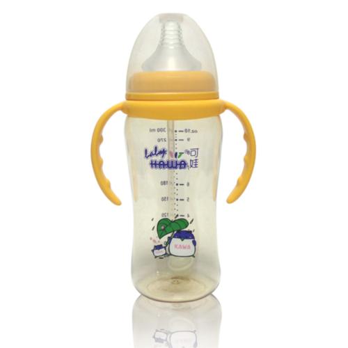 可娃寬口徑PPSU弧形自動奶瓶300ML