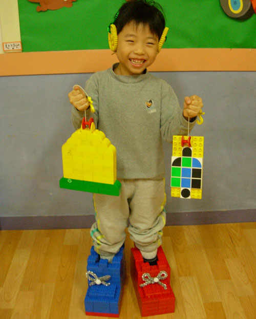 樂(lè)高鞋子積木玩具