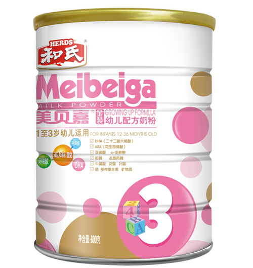 美貝嘉youe配方牛奶粉3段