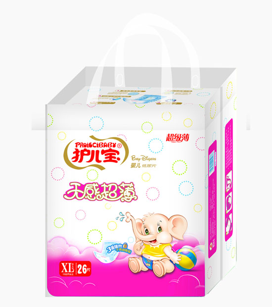 護(hù)兒寶無(wú)感超薄yinge紙尿片XL碼中包