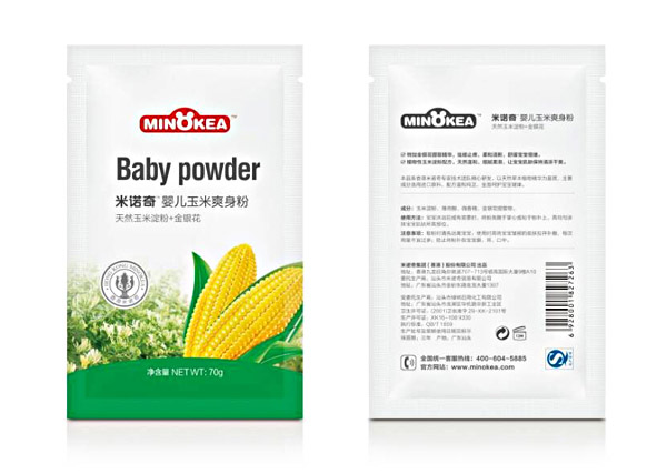 米諾奇yinge玉米爽身粉袋裝
