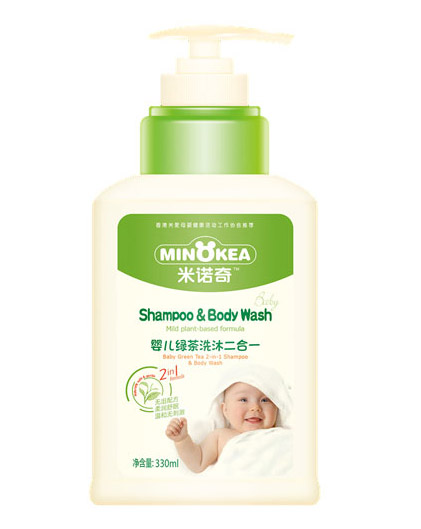 米諾奇yinge綠茶洗沐二合一330ml