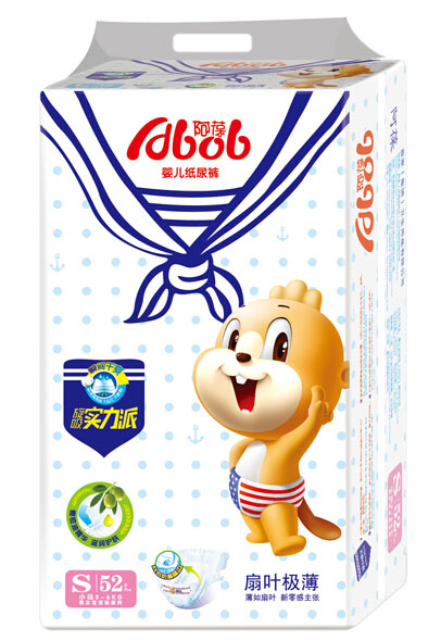 阿葆扇葉極薄yinge紙尿褲S52片