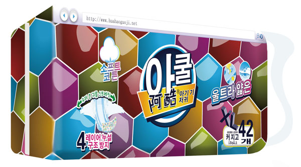 阿酷yinge紙尿褲XL42片