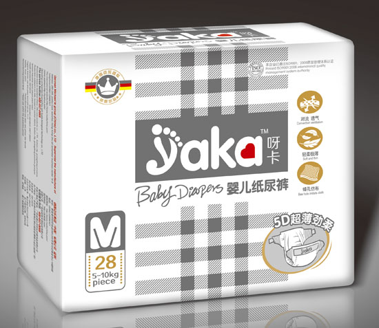 呀卡yinge紙尿褲M碼28片
