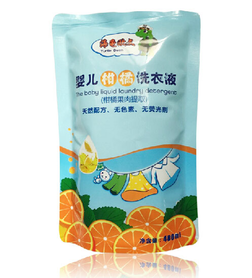 海龜歐文柑橘味yinge洗衣液袋裝
