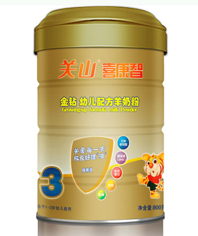 喜康智金鉆youe配方羊奶粉3段