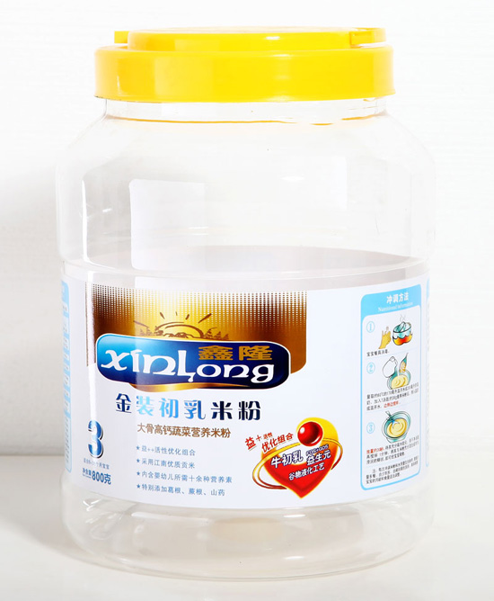 鑫隆金裝初乳米粉3段桶裝