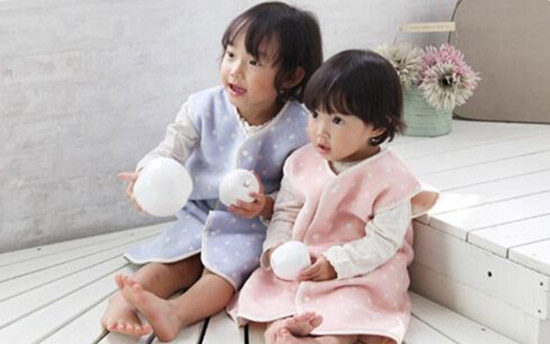 貝樂思yingye純棉毛布開襟式坎肩