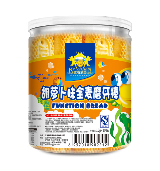 金盾愛(ài)嬰胡蘿卜味全麥磨牙棒