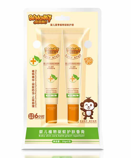 貝貝猴yinge植物驅(qū)蚊護(hù)膚香膏