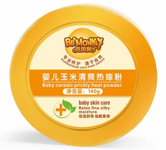 貝貝猴yinge玉米清爽熱痱粉