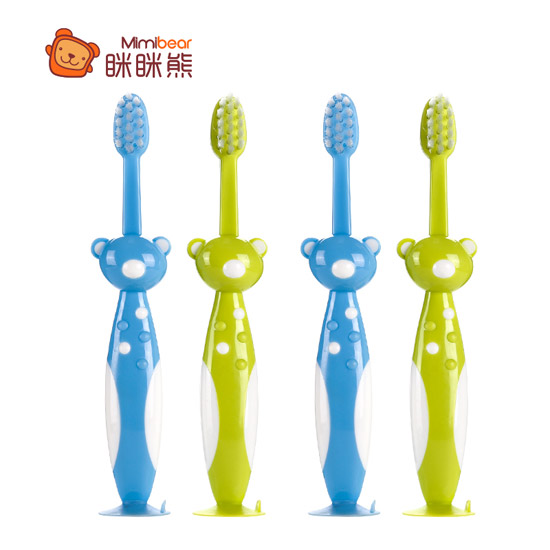 瞇瞇熊小熊吸盤牙刷