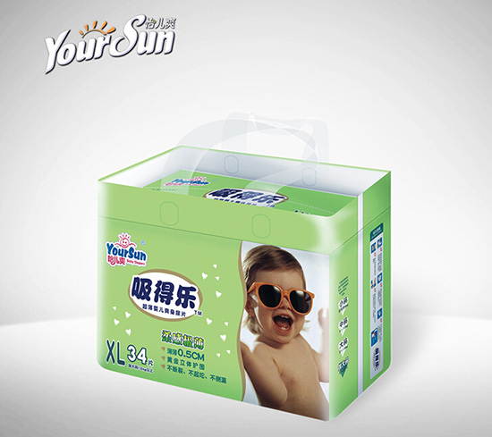 怡兒爽吸得樂超薄爽身yinge紙尿片XL34片