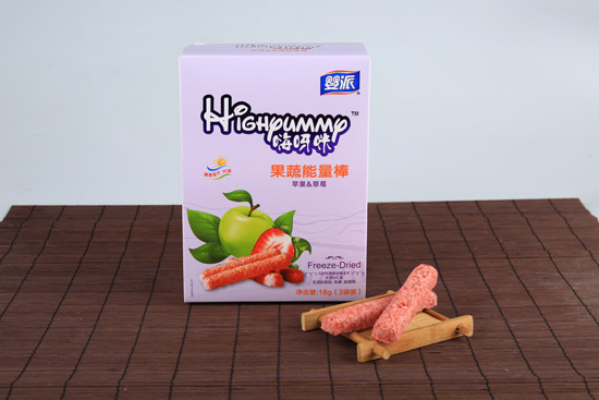 嬰派蘋(píng)果草莓果蔬能量棒