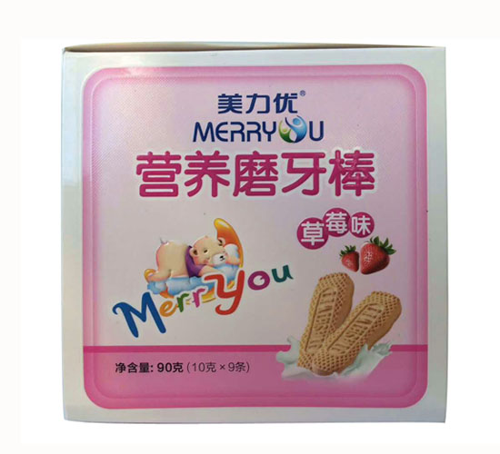 美力優(yōu)草莓味營(yíng)養(yǎng)磨牙棒