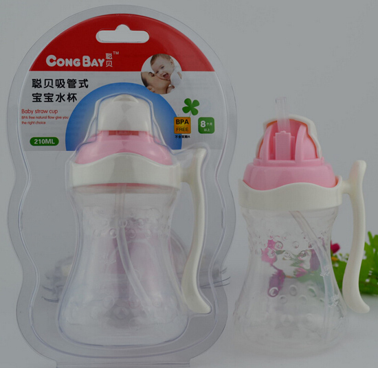 聰貝PP單手柄yinge學(xué)飲杯