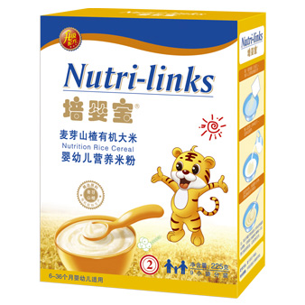 培嬰寶麥芽山楂有機大米yingye營養(yǎng)米粉