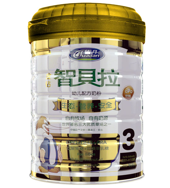 智貝拉金鉆youe配方奶粉3段