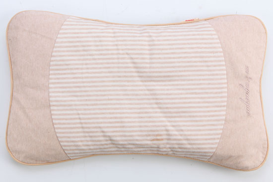 咪呢果果彩棉卡其寶寶枕