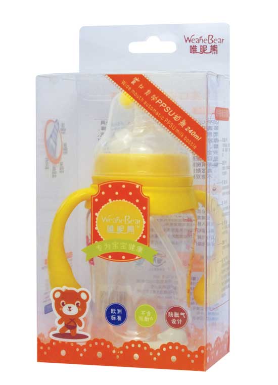 唯昵熊寬口自動(dòng)240ml奶瓶