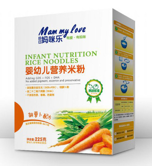 巨日媽咪樂(lè)yingye胡蘿卜配方營(yíng)養(yǎng)米粉(盒裝)