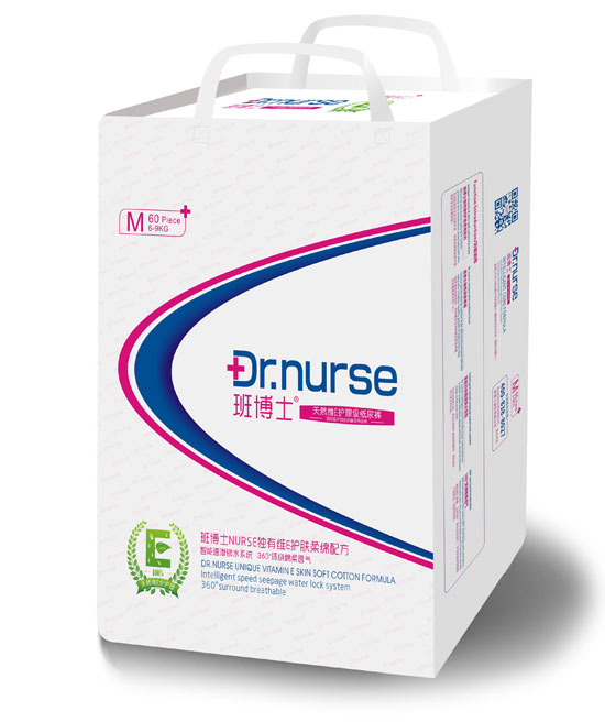 班博士天然維E護理級紙尿褲M碼60片大包