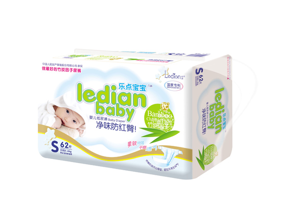 樂(lè)點(diǎn)寶寶凈味防紅臀尿褲S62片