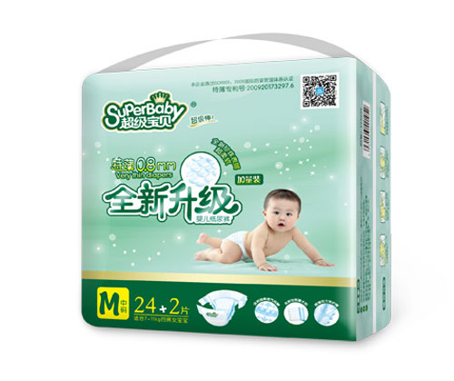 超級寶貝特薄0.8MM全新升級yinge紙尿褲M24+2片