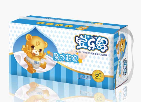 寶樂(lè)舒魔力超吸超薄紙尿褲大包L碼
