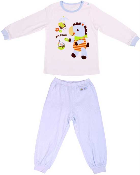 比卡諾藍白小馬yinge套裝