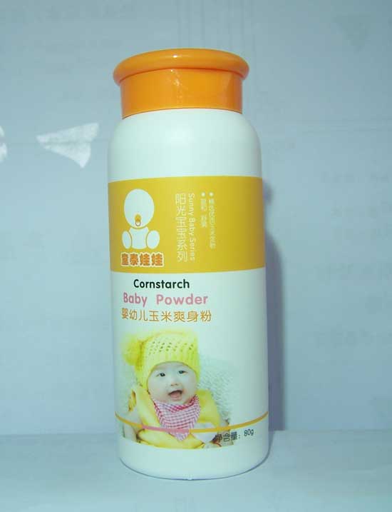 童泰娃娃yingye玉米爽身粉