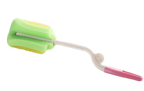 喜哇哇旋轉(zhuǎn)型海綿奶瓶刷