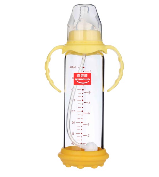 喜哇哇yingye玻璃奶瓶240ML