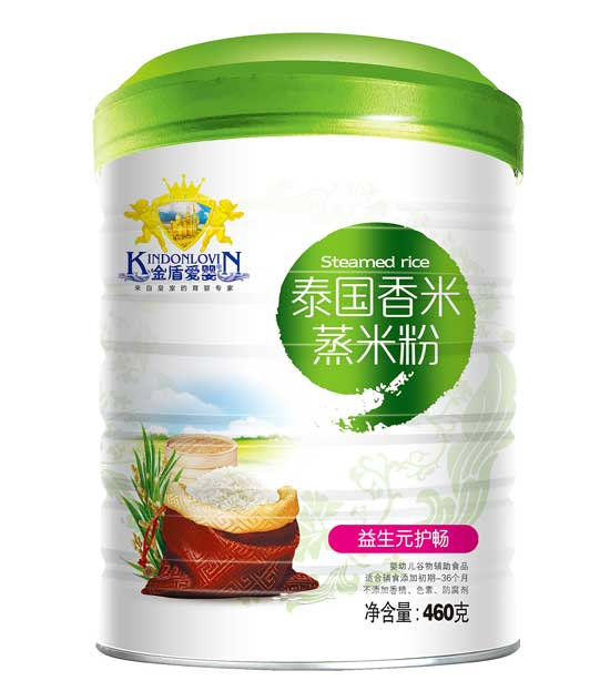 金盾愛嬰益生元護(hù)暢泰國香米蒸米粉