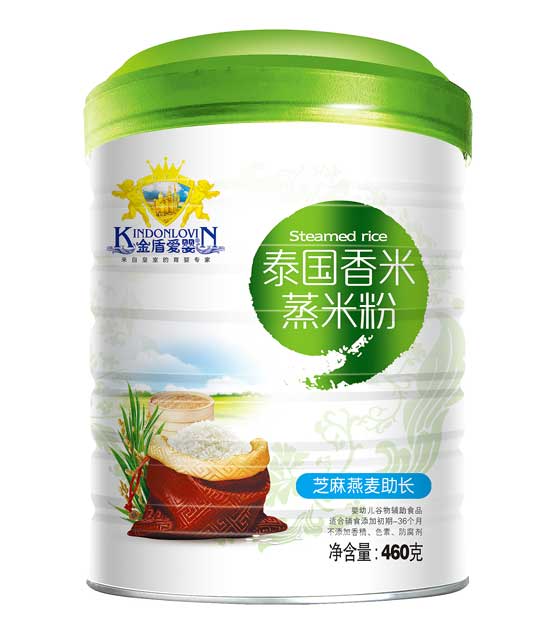 金盾愛(ài)嬰芝麻燕麥助長(zhǎng)泰國(guó)香米蒸米粉
