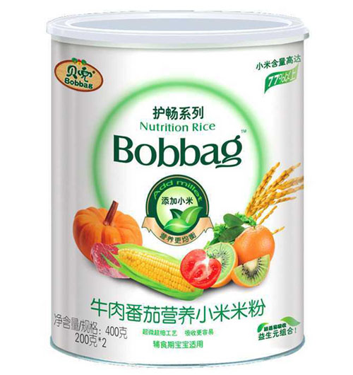 貝兜牛肉番茄營養(yǎng)小米米粉