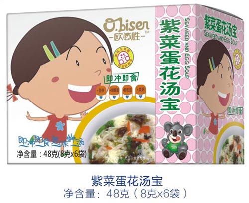 歐必勝紫菜蛋花湯寶