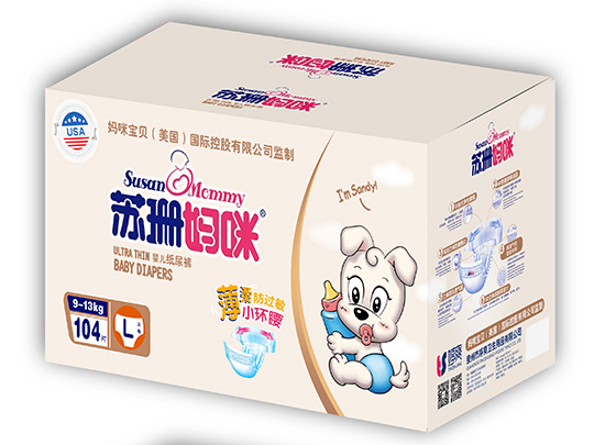 蘇珊媽咪yinge紙尿褲L104片