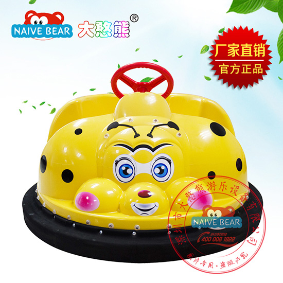 大憨熊大甲蟲碰碰車(黃色)