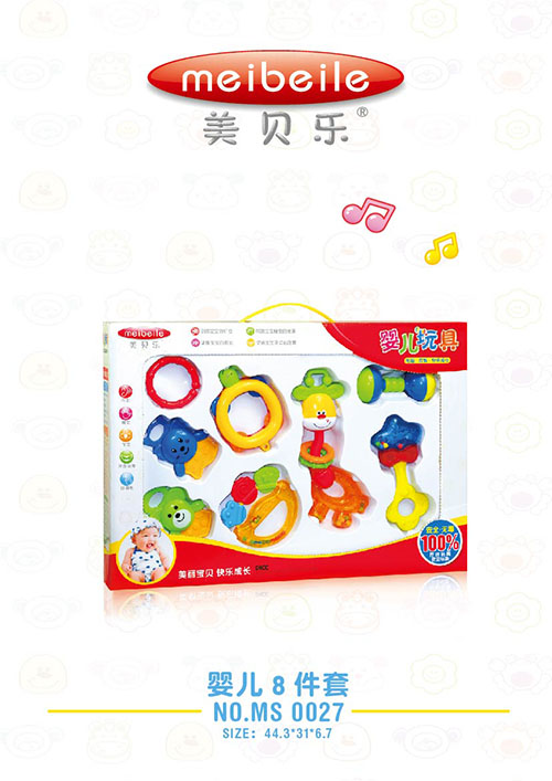 美貝樂yinge搖鈴8件套