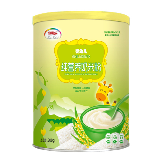 旭貝樂(lè)yingye純營(yíng)養(yǎng)奶米粉罐裝