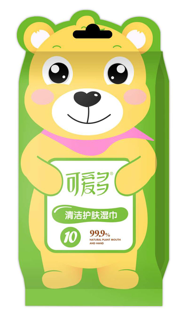 可愛多yinge清潔護膚濕巾